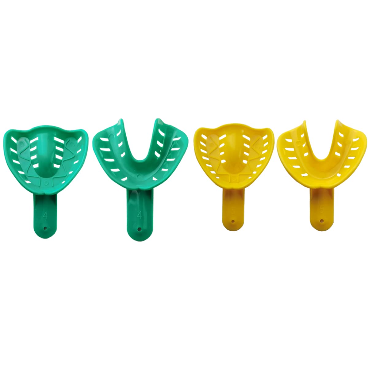 Dental Impression Tray for Adult/Children, Plastic Materials Teeth Holder Dental Central Supply for Oral Tools