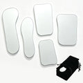 Dental Occlusal Photography Mirror - Double-Sided Glass Intraoral Reflector with Titanium Coated Polish, Orthodontic Photo Tools for Dentist and Clinic (Adult Size/Buccal Lingual)
