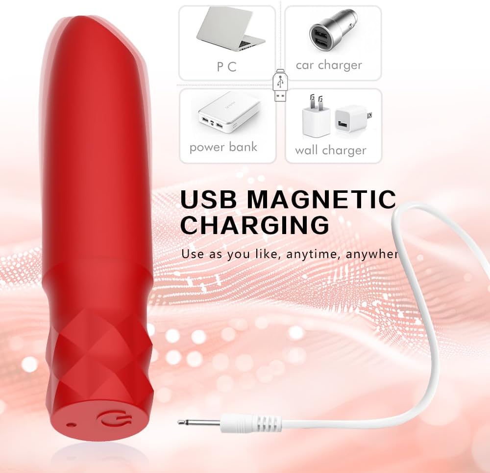 10 Modes Silicone Handheld Electric Personal Back Massage Rod R4221 | Quiet Powerful Travel Portable Soft