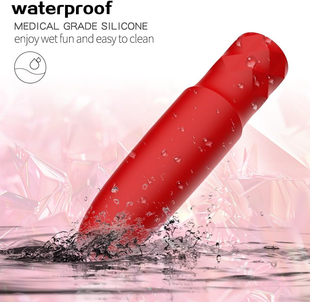 10 Modes Silicone Handheld Electric Personal Back Massage Rod R4221 | Quiet Powerful Travel Portable Soft