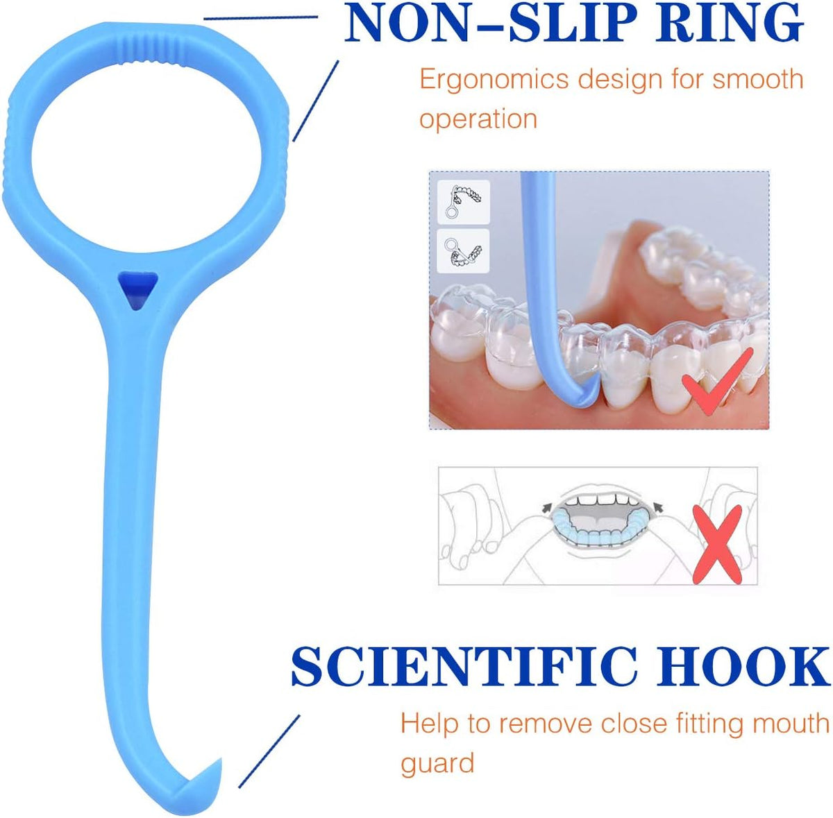 Slim Retainer Case Aligner Case Vent Holes with Aligner Remover Tool