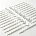 100 Pack Disposable Dental Exam Mouth Mirrors - Individually Wrapped Single-Use Oral Mirror Tools for Dentists, Clinics, and Personal Teeth Checkup