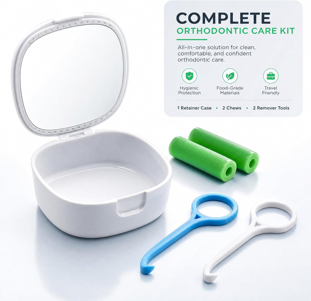 Slim Retainer Case Aligner Case Vent Holes with Aligner Remover Tool