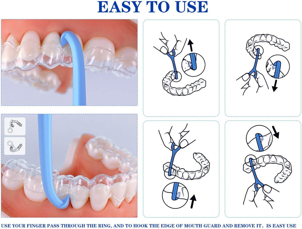 Slim Retainer Case Aligner Case Vent Holes with Aligner Remover Tool